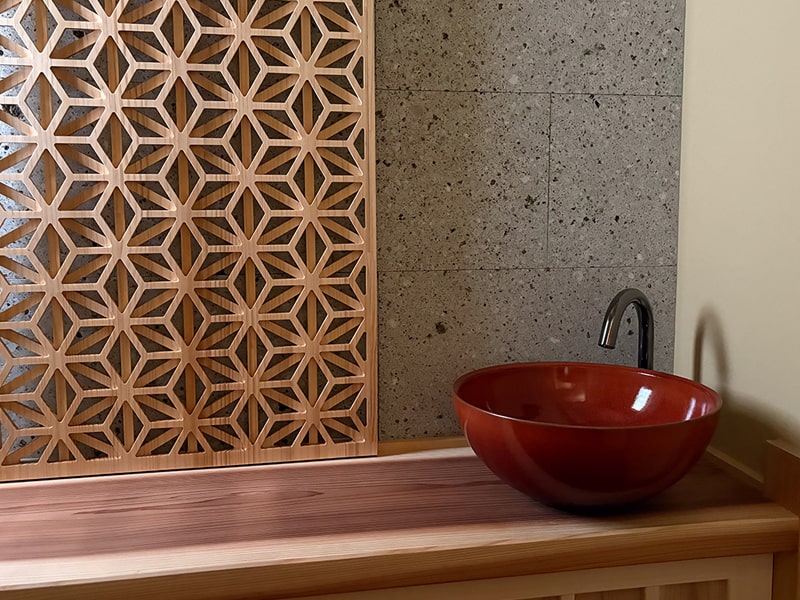 光匠庵モデルハウス 洗面