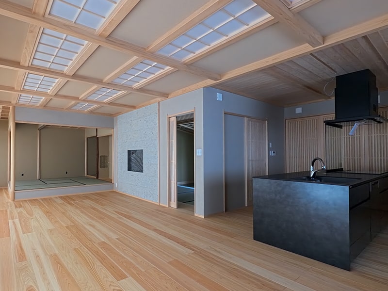 光匠庵モデルハウス リビング